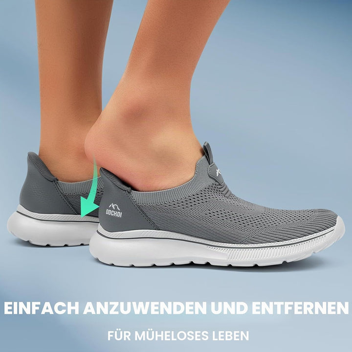 Sneaker Herren Ohne Schnuersenkel Slip-on Schuhe Mesh Atmungsaktiv Leicht Laufschuhe Sportschuhe Beq