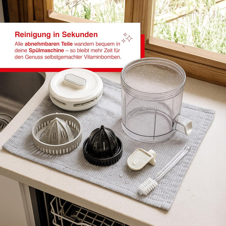 Solis Multi-Juicer – elektrischer Entsafter für Zitrusfrüchte, Äpfel & Melonen – automatische Saftpr