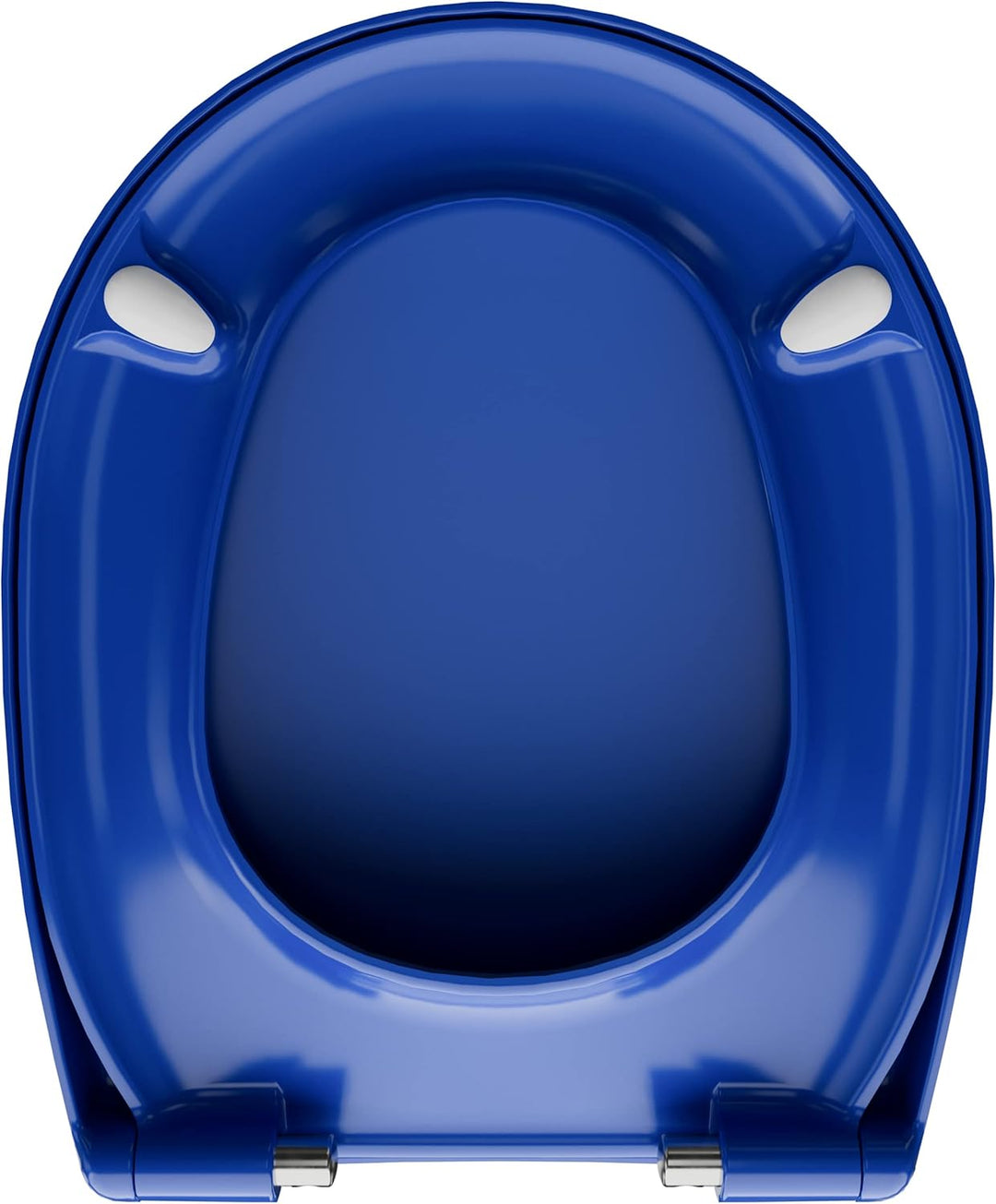 LUVETT® WC-Sitz mit Absenkautomatik C100 oval universell, Toilettendeckel mit 3 Edelstahl Montagelös