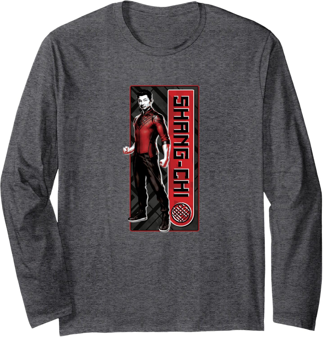 Marvel Shang-Chi Panel Poster Langarmshirt