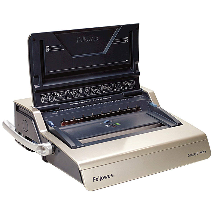 Fellowes Profi Drahtbindegerät Galaxy-E Wire platin/anthrazit elektrisch, elektrisch