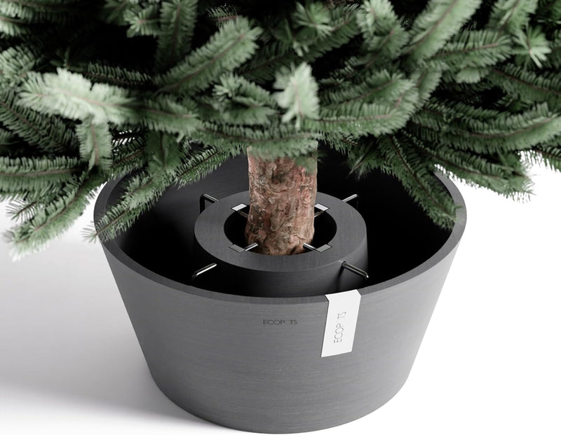 Ecopots Christbaumständer mit Wasserspeicher für Bäume bis 3,00 m Baumhöhe umkippsicher - Tannenbaum