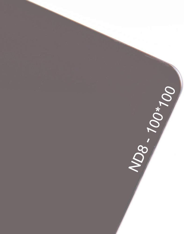 JONGSUN S-PRO 100x100mm Rechteckfilter Quadratische ND Filter, ND8 (0.9) 3-Stop, Square Grauer ND8 N