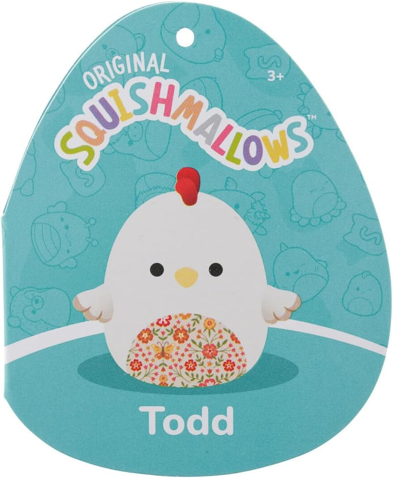 Squishmallows SQCR05418 - Todd der Hahn 30 cm, offizielles Jazwares Plüsch, superweiches Kuscheltier