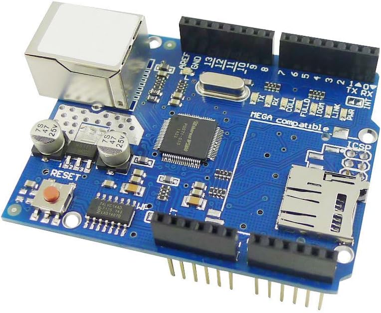 W5100 Ethernet Schild Shield mit Micro-SD Kartensteck für Arduino