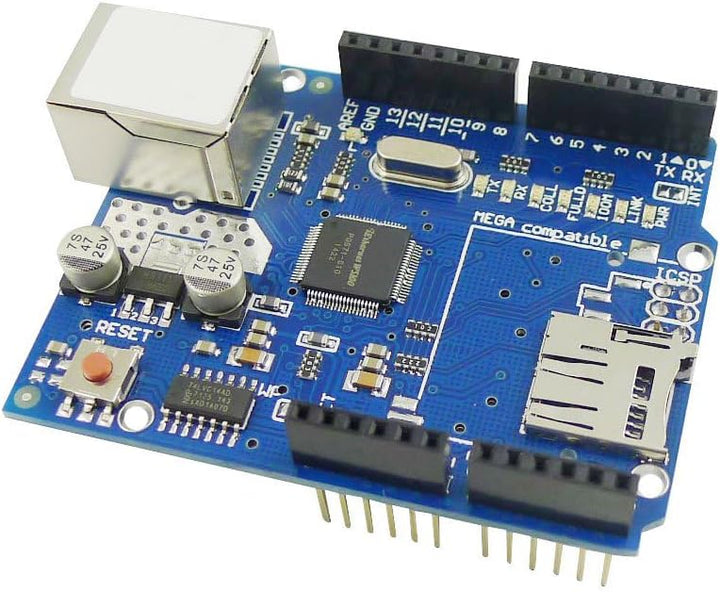 W5100 Ethernet Schild Shield mit Micro-SD Kartensteck für Arduino