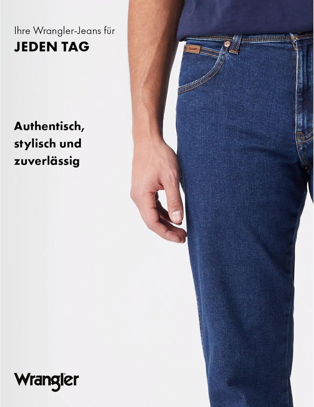 Wrangler Herren Texas Jeans 30W / 34L Darkstone, 31W / 30L