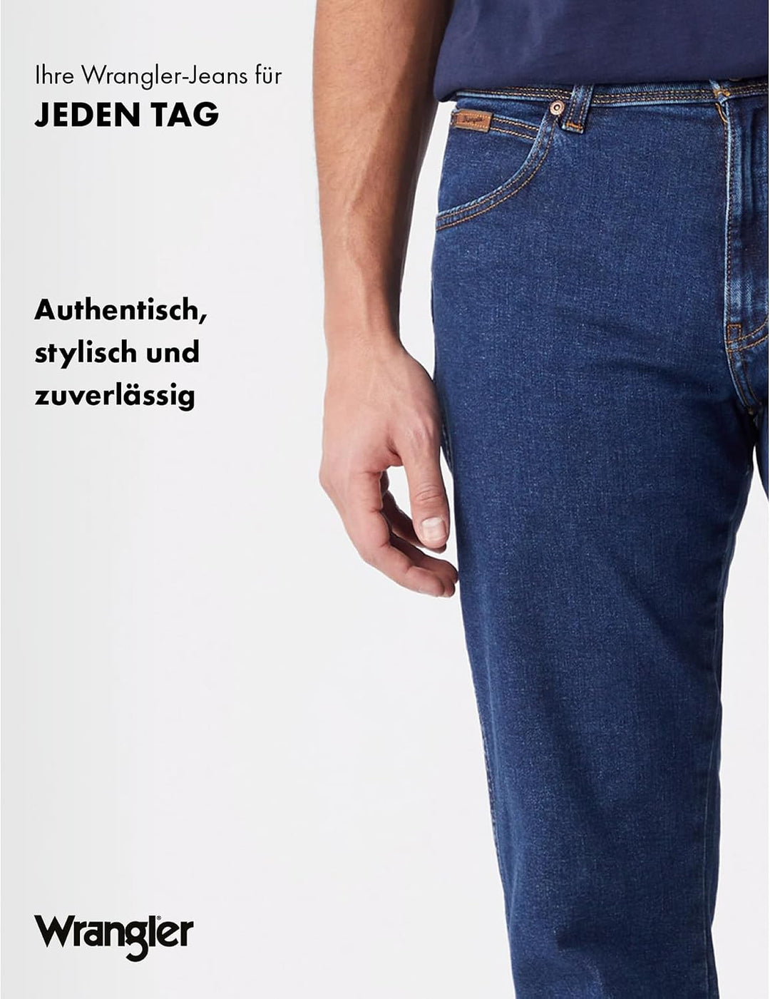 Wrangler Herren Jeans Texas 28W / 32L Darkstone Blue, 28W / 32L Darkstone Blue