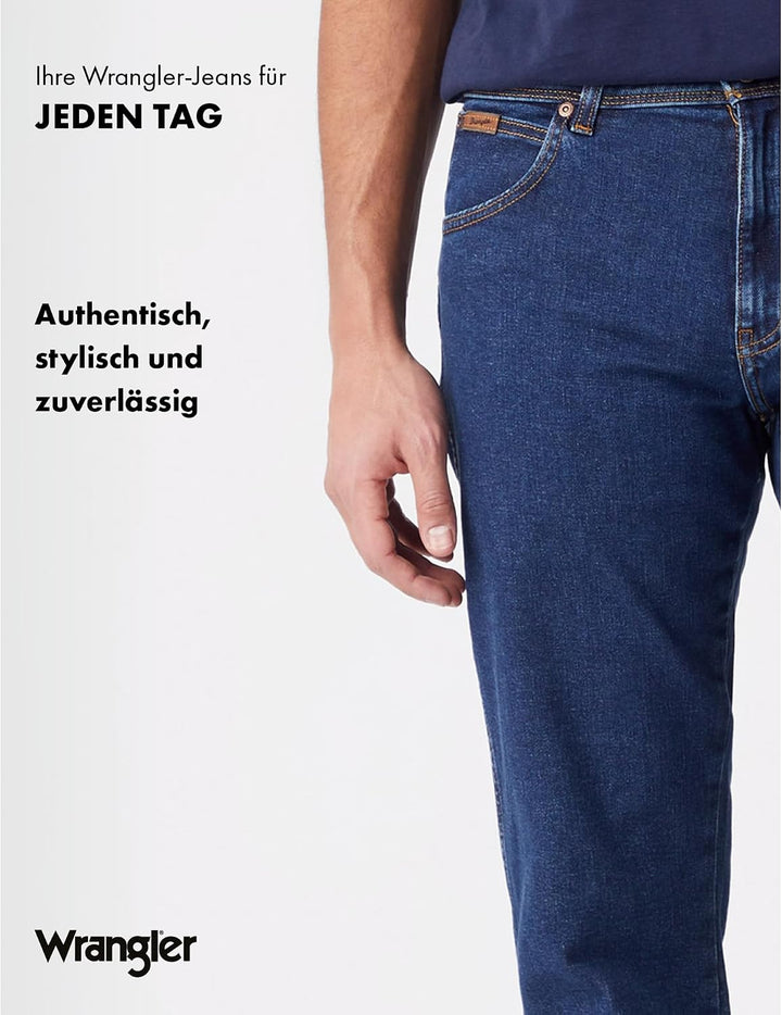Wrangler Herren Jeans Texas 28W / 32L Darkstone Blue, 28W / 32L Darkstone Blue