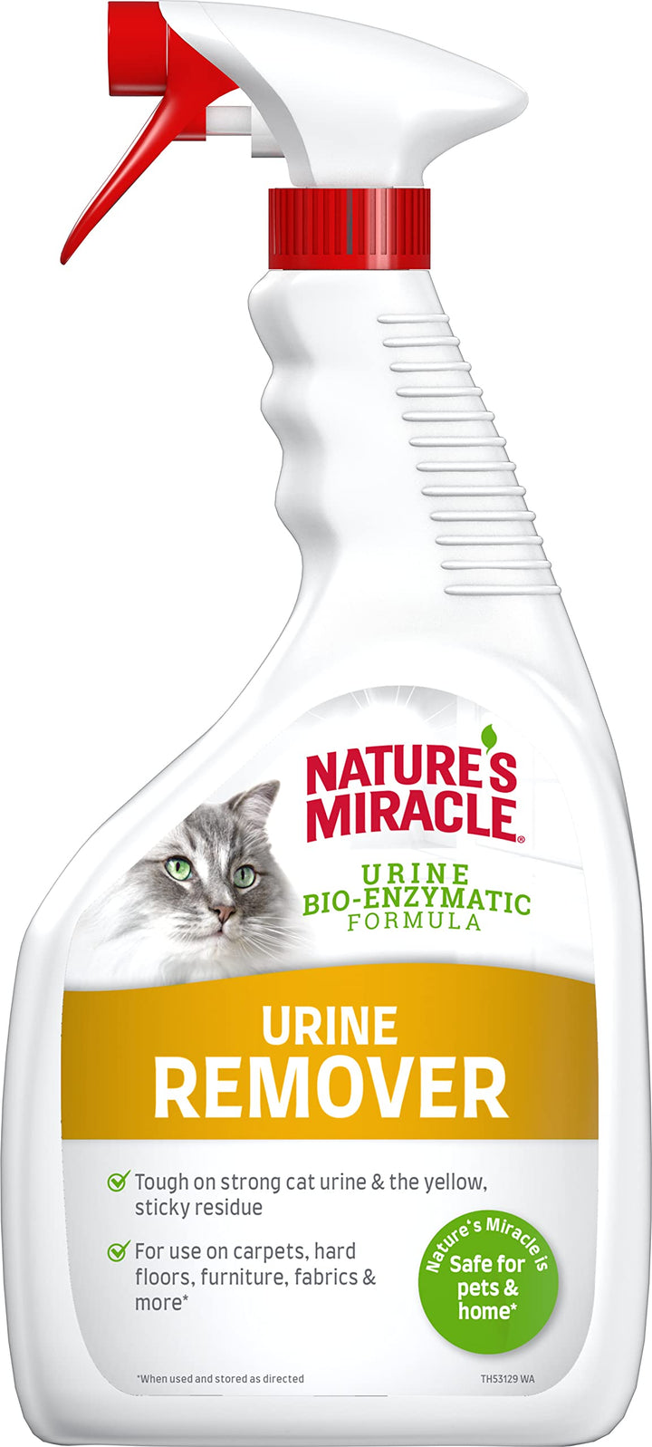 Nature’s Miracle Katzenurin Flecken- & Geruchsentferner - Enzymreiniger für Urinflecken und gelbe Rü