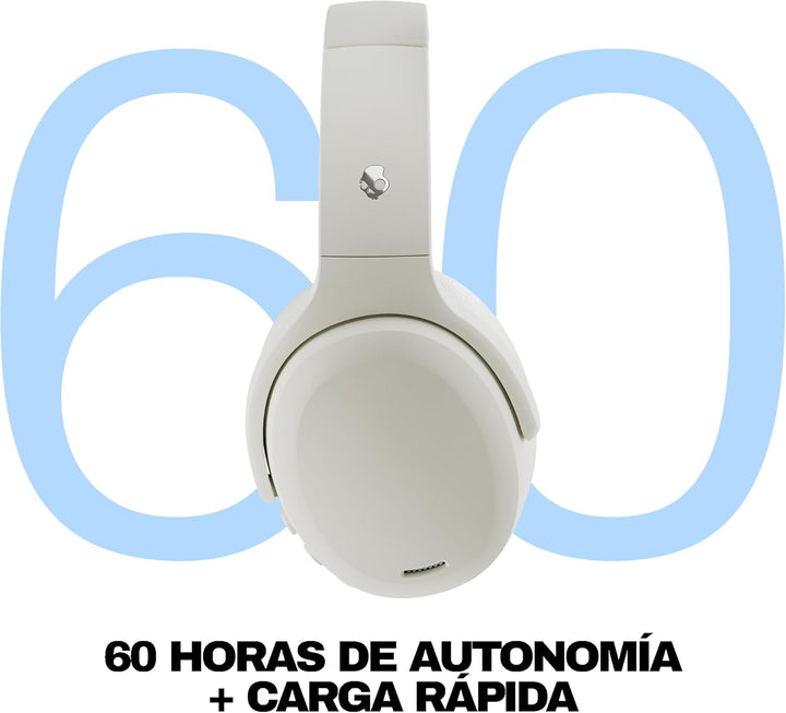 Skullcandy Crusher ANC 2 Over-Ear Noise Cancelling Wireless-Kopfhörer mit Sensory Bass, Extra Chargi