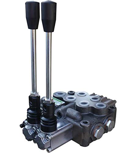 Handsteuerventil, 45 Liter, gerastet, 2 Sektionen, mit Druckbegrenzungsventil DBV 63 bis 200 bar