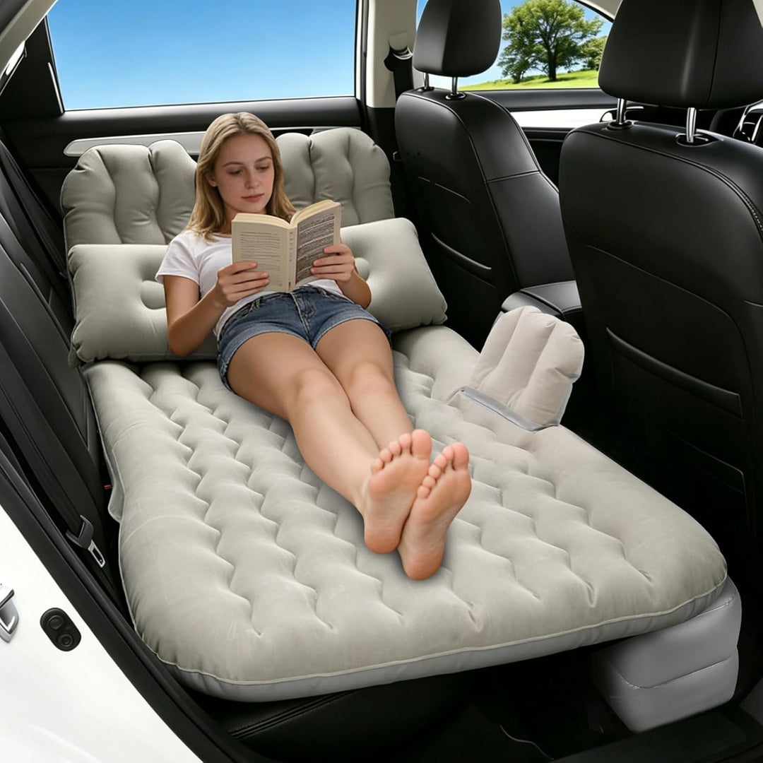 Icelus Auto Matratze SUV Luftmatratze with Luftpumpe 185 * 90 * 15 cm Aufblasbare Camping Kombi Luft