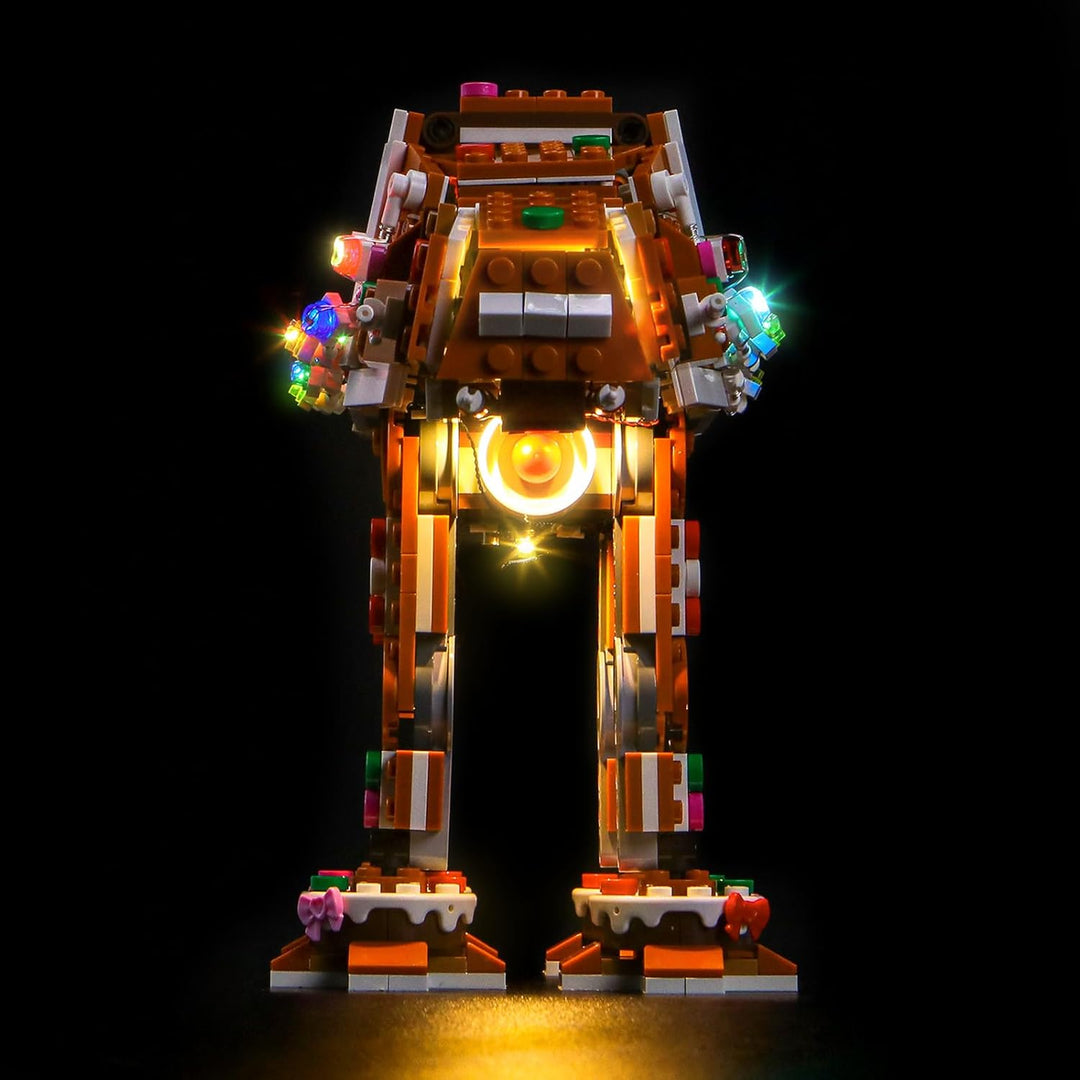 Fernbedienung Licht-Kit Kompatibel mit Lego 40806 Gingerbread at-at Walker (Kein Modell), Led Beleuc