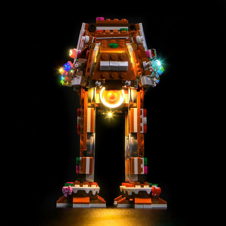 Fernbedienung Licht-Kit Kompatibel mit Lego 40806 Gingerbread at-at Walker (Kein Modell), Led Beleuc