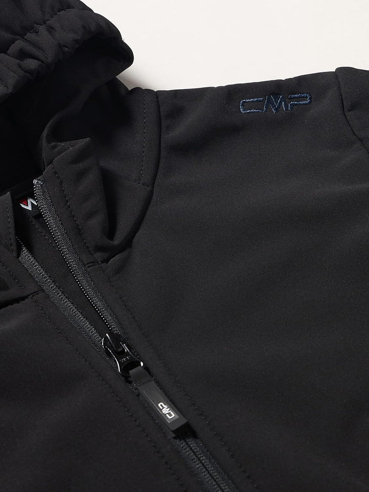 CMP Kinder Softshell Hoodie Jacke Softshelljacke Outdoorjacke 3 Jahre Schwarz, 3 Jahre Schwarz