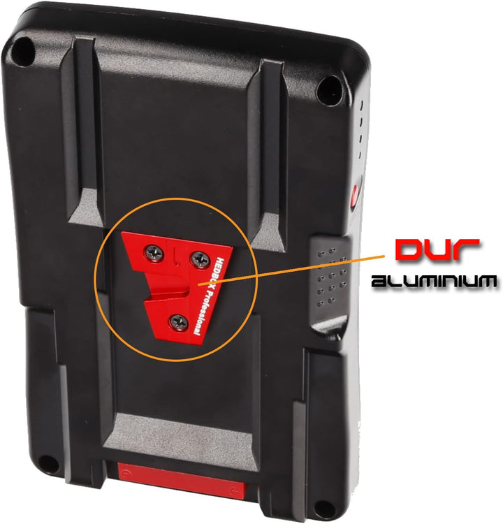 HEDBOX HBP-NPF - V-Mount batterieadapter konverterplatte verwendet 2X NP-F-Batterien zur Herstellung