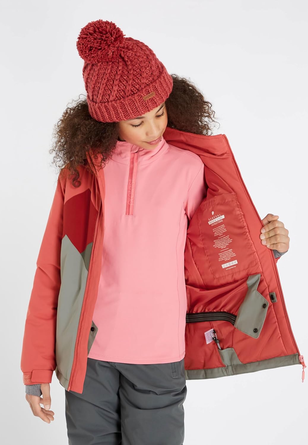 Protest Girls Ski- Und Snowboardjacke PRTDOUTSEN JR 80 Rusticrust, 80 Rusticrust