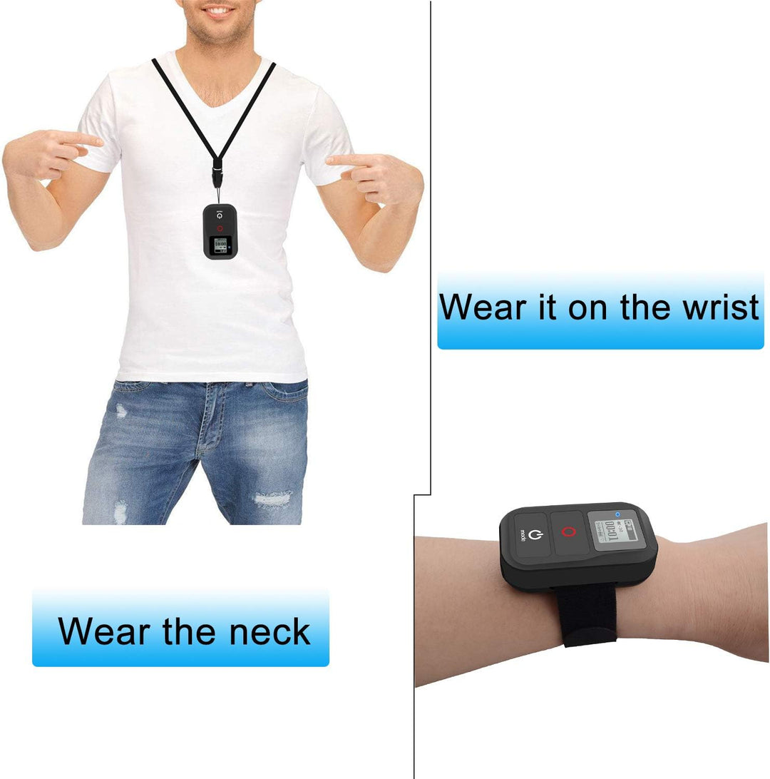 Suptig Fernbedienung WiFi Fernbedienung für GoPro Hero 8 Hero 7 Black Hero 6 Hero 5 Hero 4 Hero Sess