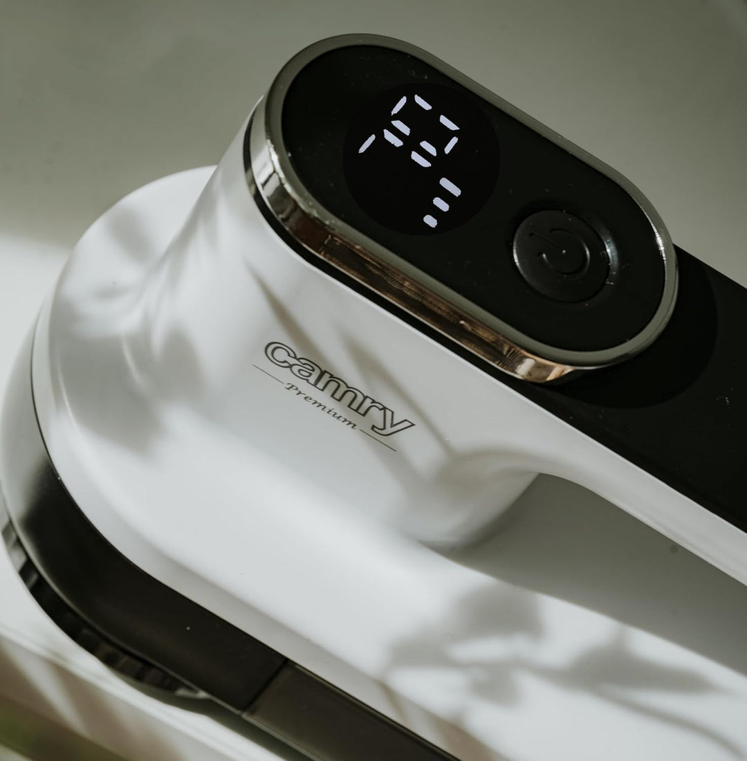 Fusselrasierer CAMRY - Elektrorasierer für Kleidung und Stoffe - Fusselentferner mit LED-Digitalanze