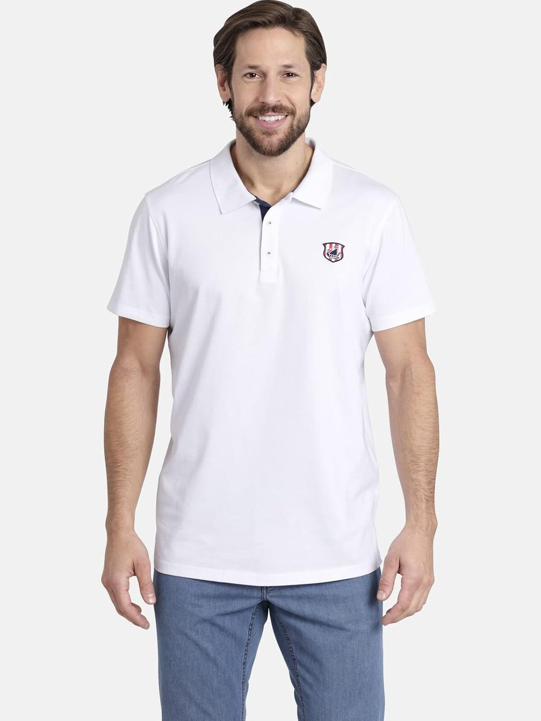Jan Vanderstorm Herren Poloshirt Nisse | Kurzarm Polohemd | Reine Baumwolle | grosse Grössen L-7XL 3