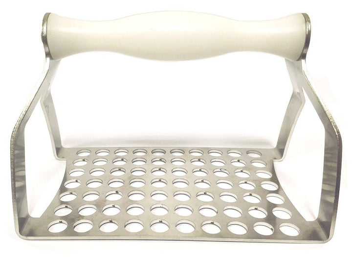 Küchenhelfer Poldino Polpettino Fleischbällchenformer 10 mm Edelstahl/Delrin weiss Fori da 10mm, For