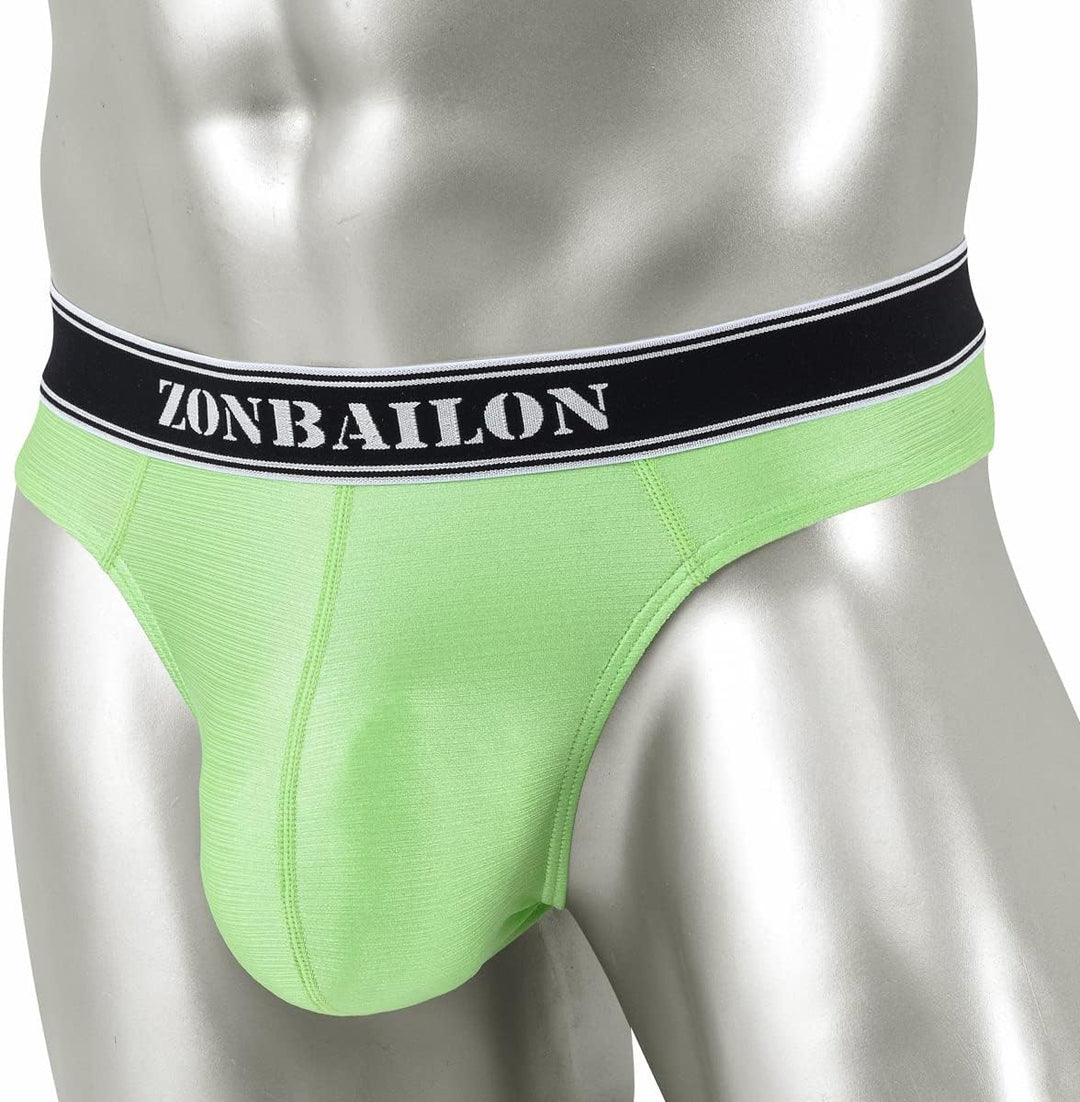 BIATWOWR Mens Herren String Tanga Thongs Underwear Stretch T-Back Bulge Enhancing Pouch Bikini Pouch