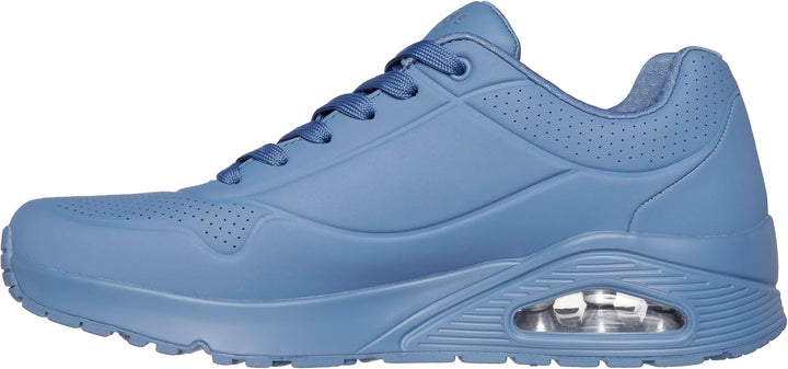 Skechers Herren UNO Stand On Air Sneaker 40 EU Blaues Durabuck Mesh, 40 EU Blaues Durabuck Mesh