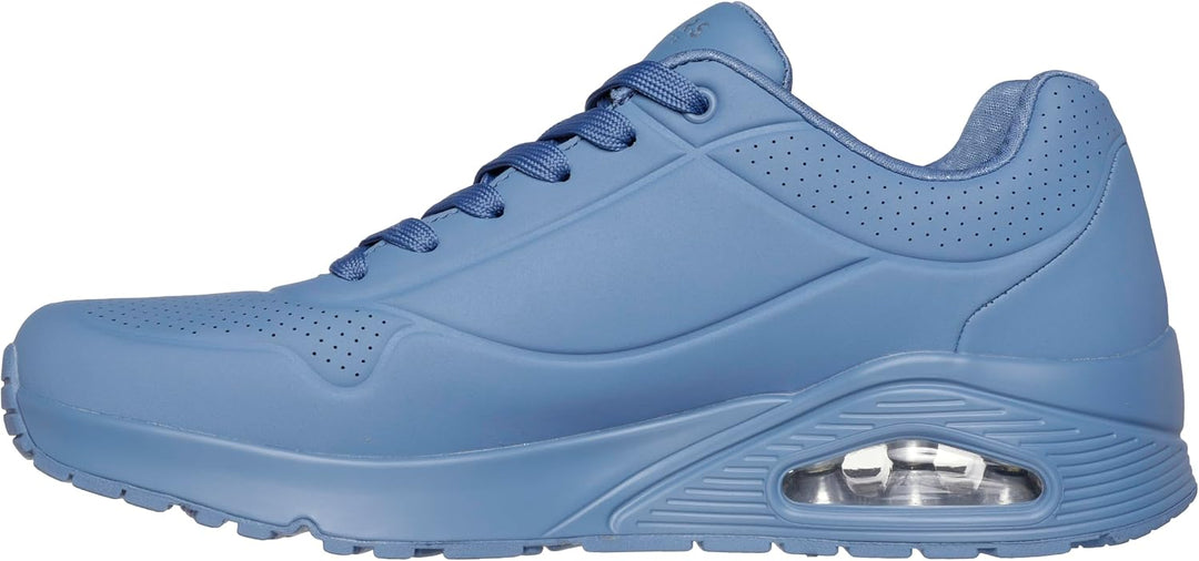 Skechers Herren UNO Stand On Air Sneaker 39.5 EU Blaues Durabuck Mesh, 39.5 EU Blaues Durabuck Mesh
