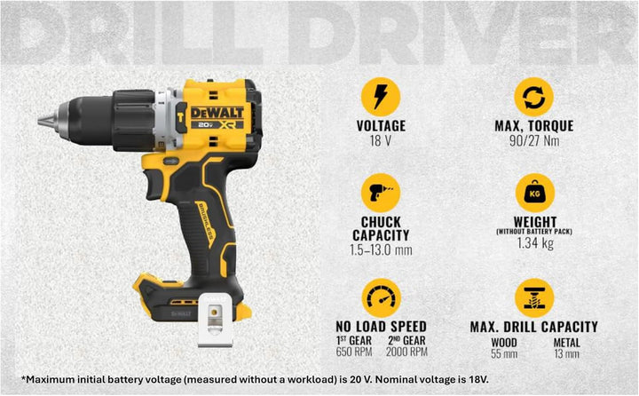 Schlagbohrmaschine 18 V – Dewalt DCD805N-XJ