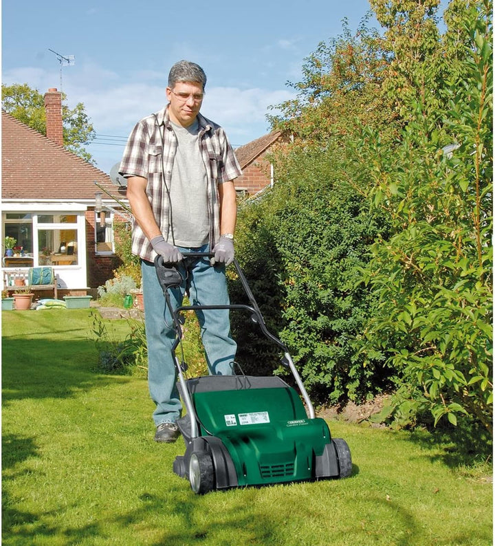 DRAPER 15051 Einziehbares Elektrische Kabel Rollen, blau, 10 m