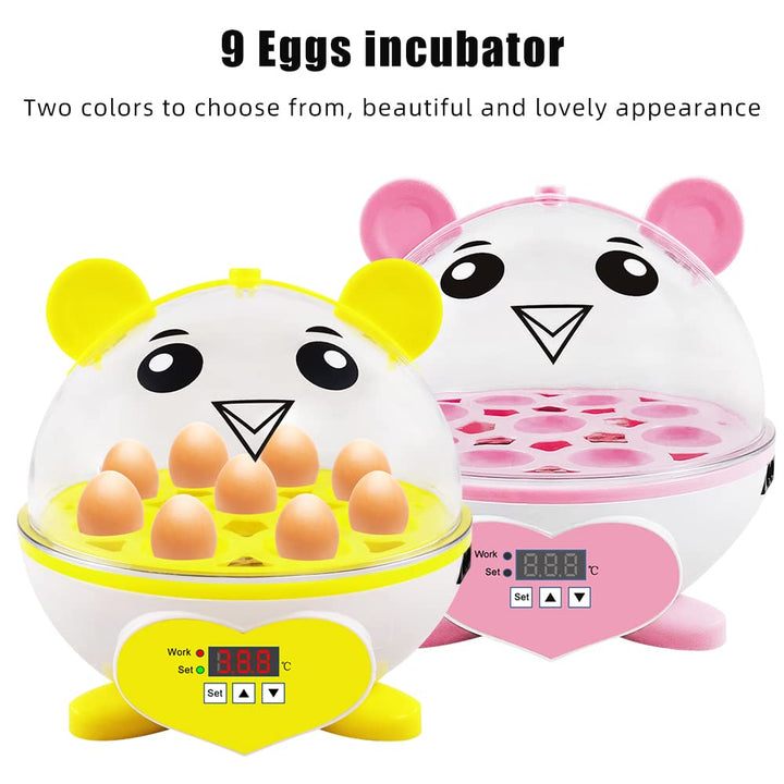 Schöne Mini-Eier Inkubator 9 Eier Kapazität Verkauf in guter Qualität