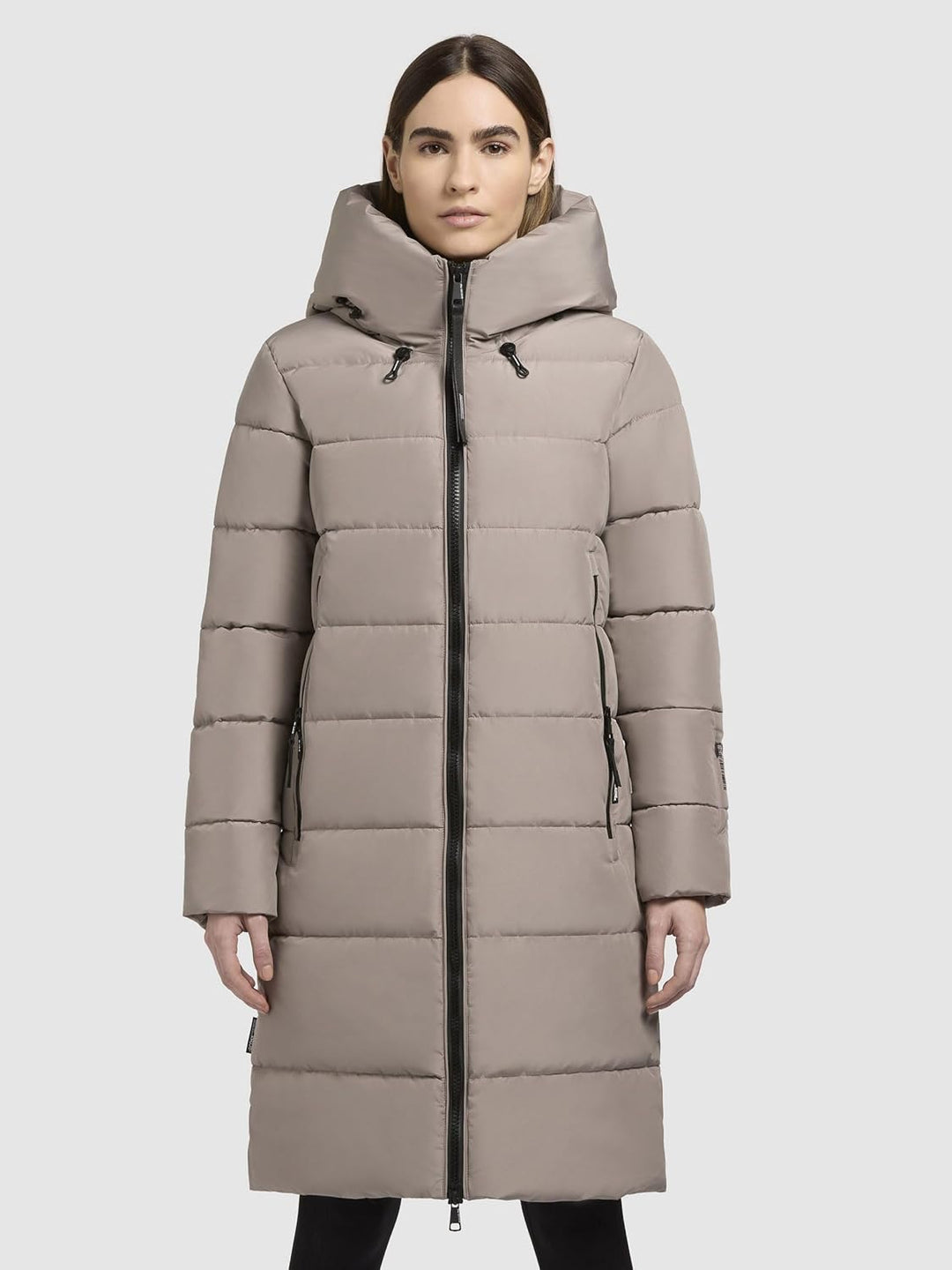 khujo - Damen - Wintermantel - Jilias 5 Steppmantel Winterjacke, XS Greige
