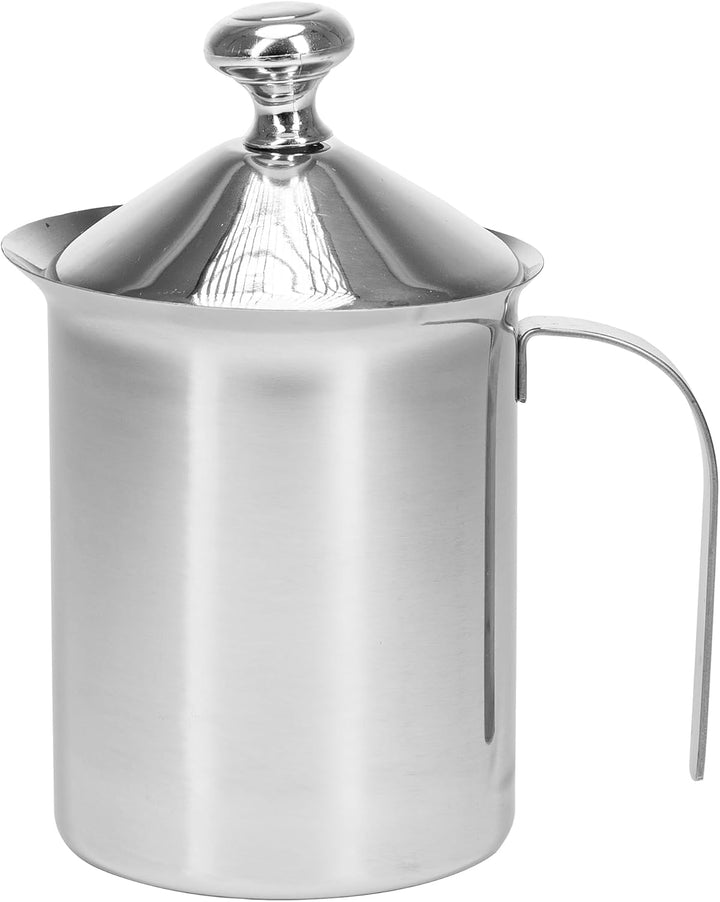 KARL HAUSMANN Milchaufschäumer Manuell aus Edelstahl, 850 ml, Induktion