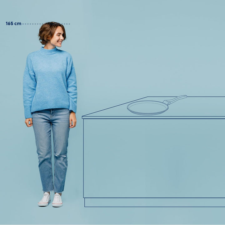 kela Crêpe-Pfanne Stella Nova, Ø 32 cm, Aluguss, Allherdboden, antihaftbeschichtet, hitzebeständig b