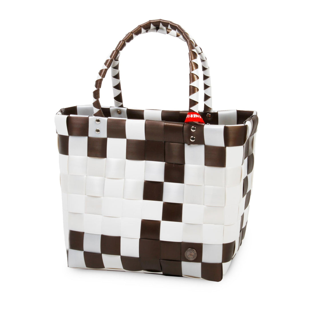 Witzgall Shopper Vintage Style 5009 57 BELLA braun, 35cm x 18cm x 32cm, Einkaufstasche, Einkaufsshop
