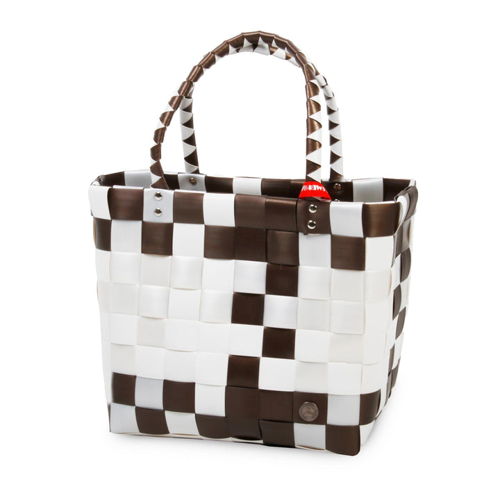 Witzgall Shopper Vintage Style 5009 57 BELLA braun, 35cm x 18cm x 32cm, Einkaufstasche, Einkaufsshop