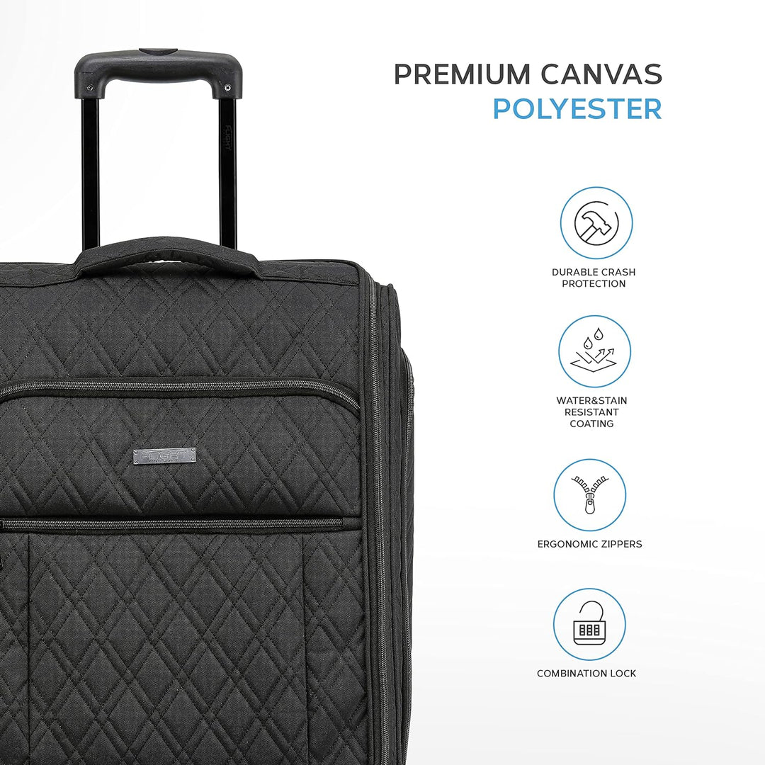 Flight Knight 56x45x25cm easyJet & British Airways Large Carry On Approved & Tested Maximum Size Han