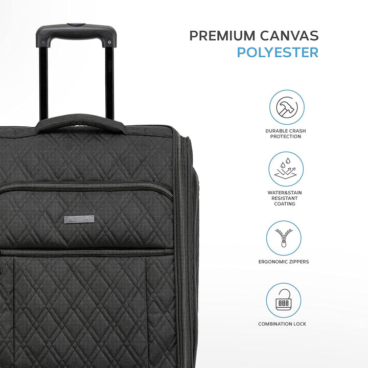 Flight Knight 56x45x25cm easyJet & British Airways Large Carry On Approved & Tested Maximum Size Han