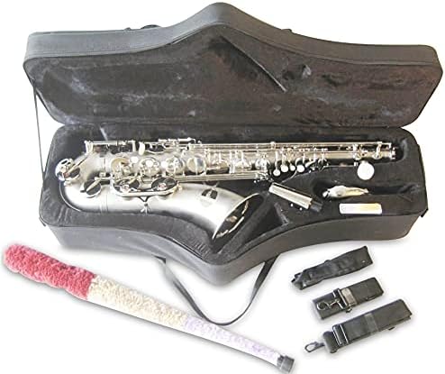 Original SYMPHONIE WESTERWALD Design Tenorsaxophon Tenor Saxophon, Matt Nickel, inkl. Luxus-Hartscha