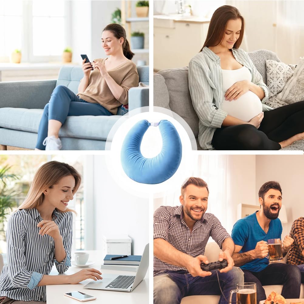 Ergonomisches Kissen, Multifunktion Armstütze, Waschbarer Bezug, U-förmige Beckenkissen, Armstützkis