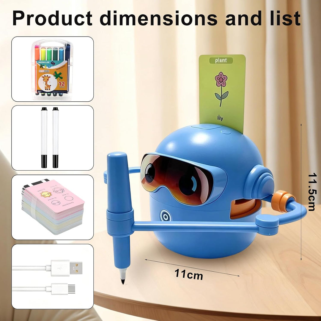 Zeichenroboter für Kinder Drawing Robot, Malroboter für Kinder ab 5 Jahren Montessori-Lernspielzeug,