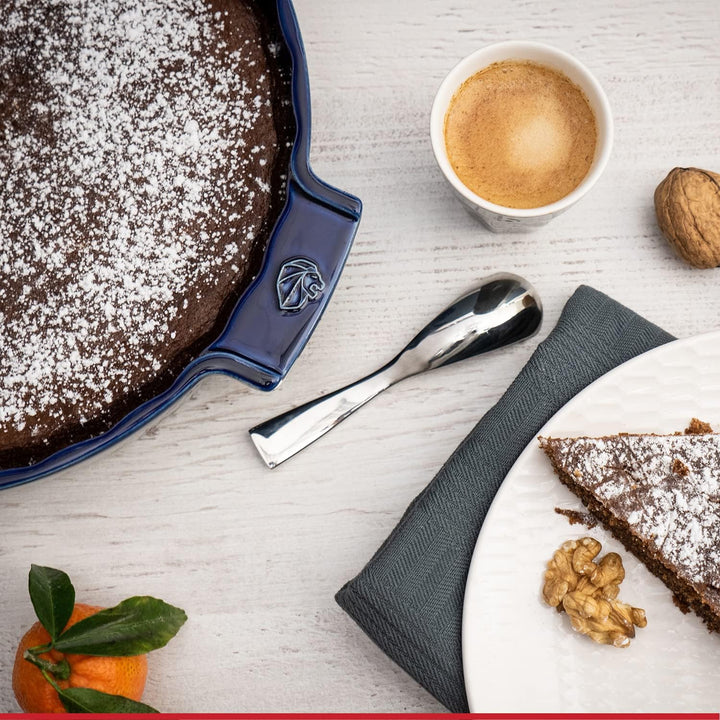 Peugeot 60411 Appolia Auflaufform, Keramik, blau, 28 cm Tiefblau 28 cm, Tiefblau 28 cm