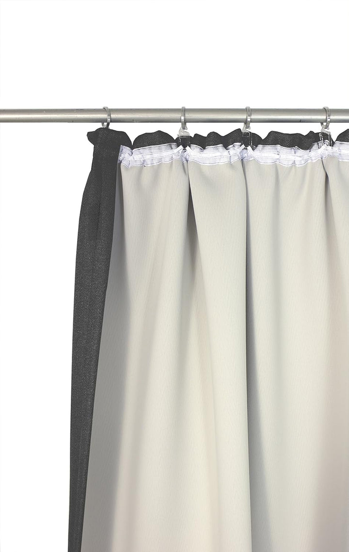 Wirth Fertigschal mit Kräuselband, Polyester, Schwarz, 175 x 132 cm 175 x 132 cm Schwarz, 175 x 132