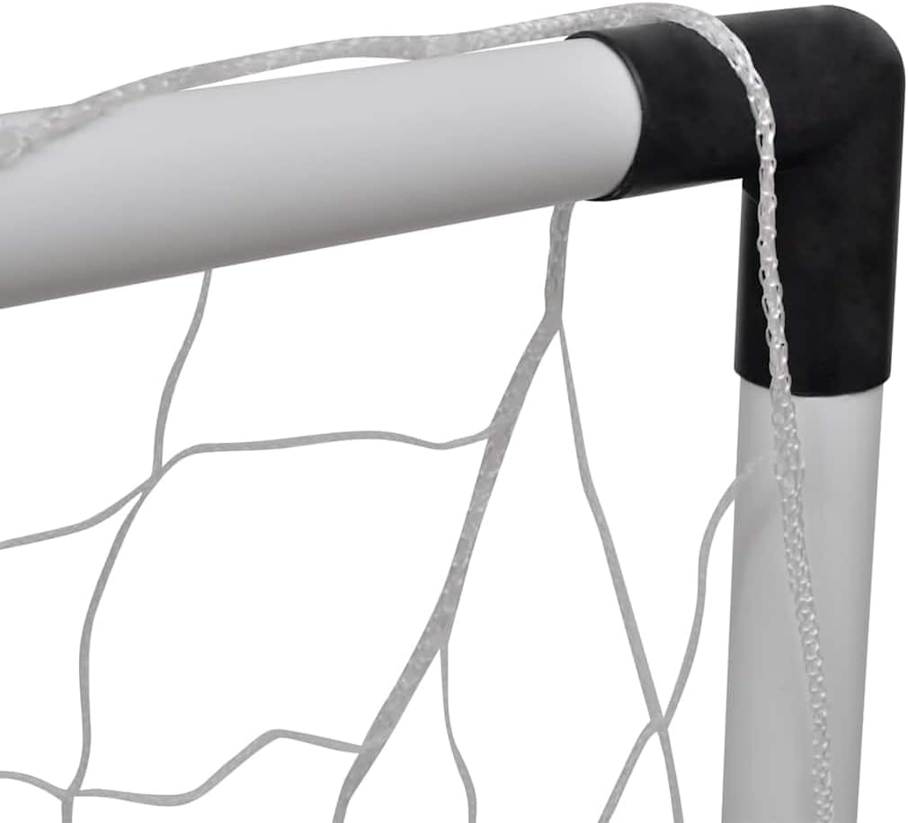 2er Set Mini-Fussballtor für Kinder, Fussballtor klappbar für Garten & Freizeit, inkl. Heringe, wett
