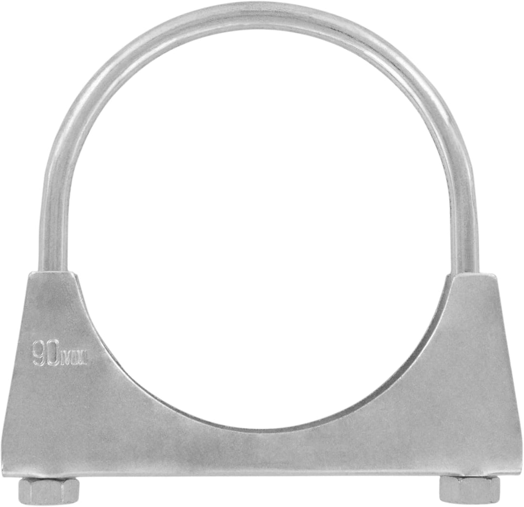 4er Set U Bügel Rohrschellen M8 x 90 mm extrem belastbare Montageschellen aus verzinktem Stahl (4 St