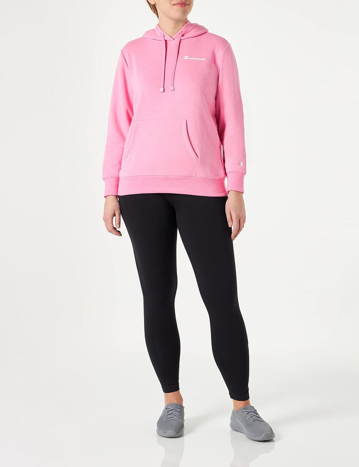 Champion Damen Legacy American Classics Powerblend Terry Small Logo Kapuzenpullover XS Hot Pink, XS