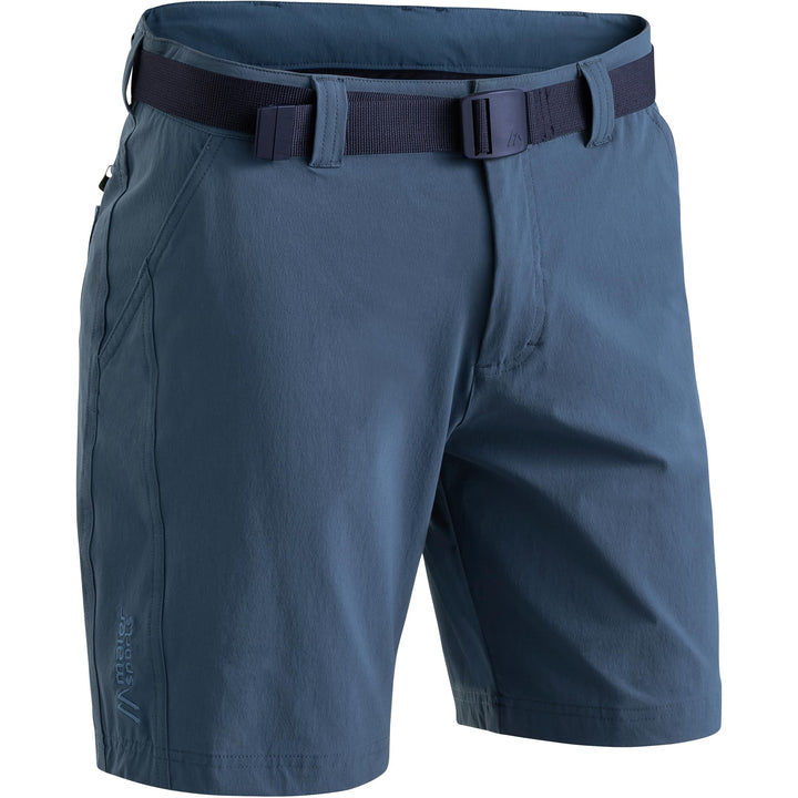 Maier Sports Herren Wanderhose Nil Short M, kurze Outdoor-Hose mit Gürtel, 5 Taschen bieten viel Sta