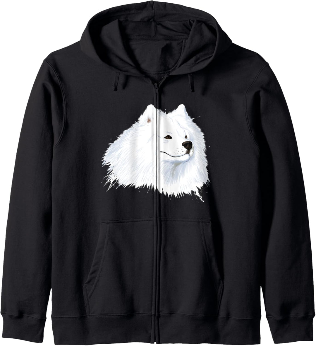 Hund Samojede Kapuzenjacke