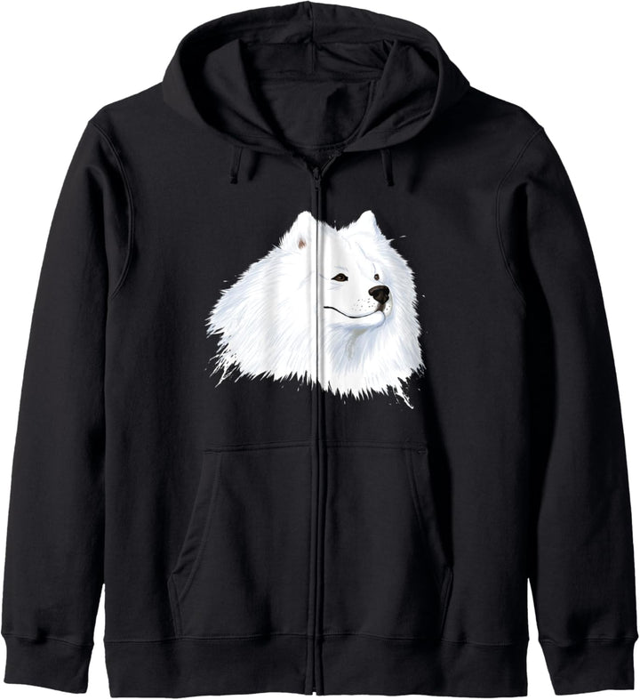 Hund Samojede Kapuzenjacke